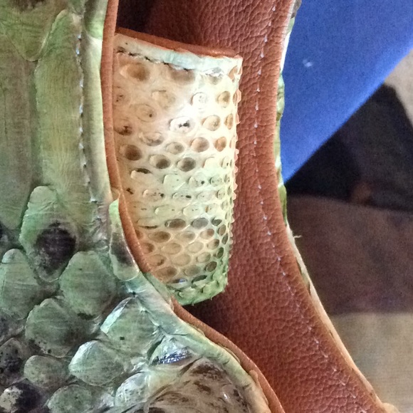 Python CARLOS FALCHI handbag made by hand nwot - Picture 13 of 13